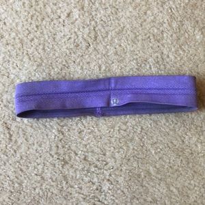 Lululemon purple headband with silicone grips O/S